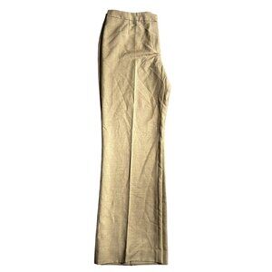 Evan Picone High Waisted Wide Leg Career Trouser Pants Sz 16 Womens (XL) Beige F